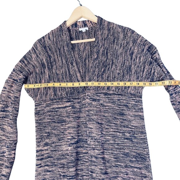 BP Cardigan Sweater Womens Size S Blue 100% Cotton Space Dye Open Knit Soft Boho - Picture 7 of 8